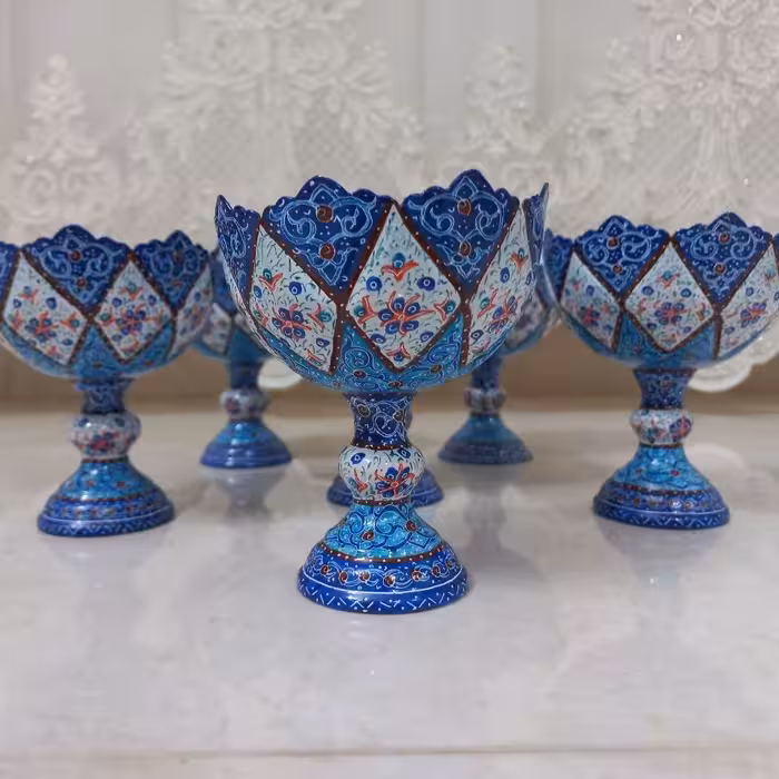 کاسه پایه دار  هفت سینی