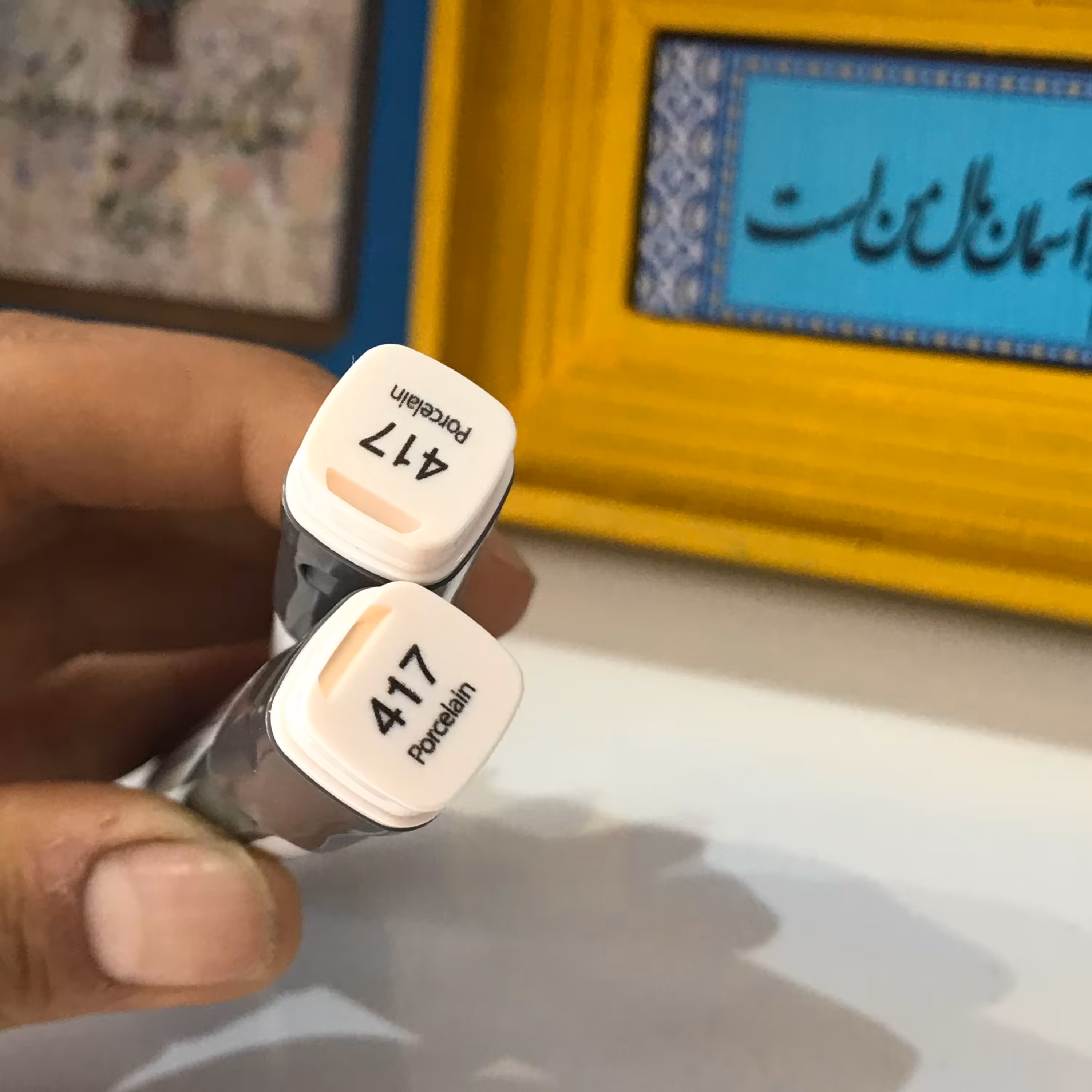 ماژیک راندو کیوکالر دو سر کد417صدفی