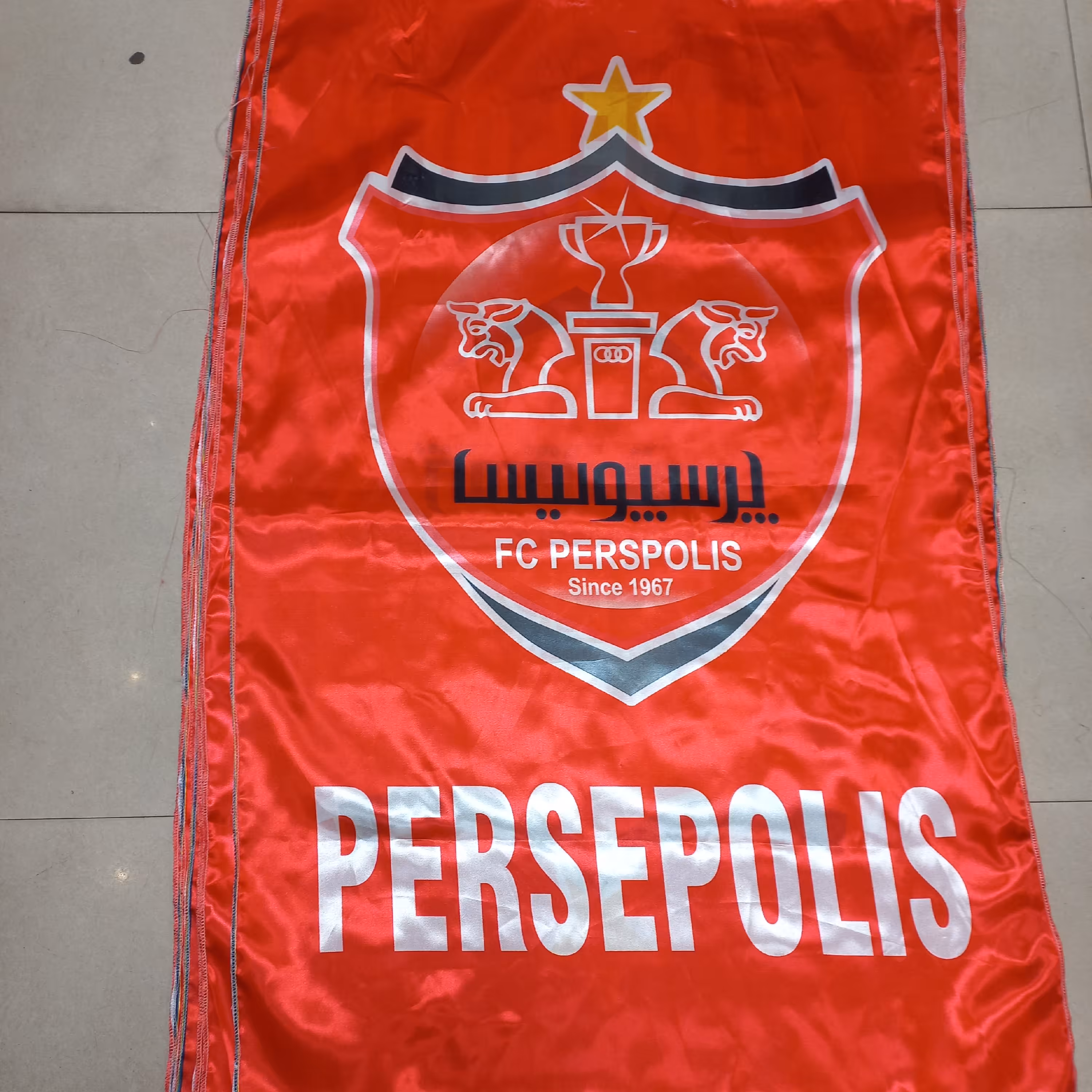 پرچم پرسپولیس  ابعاد80در160