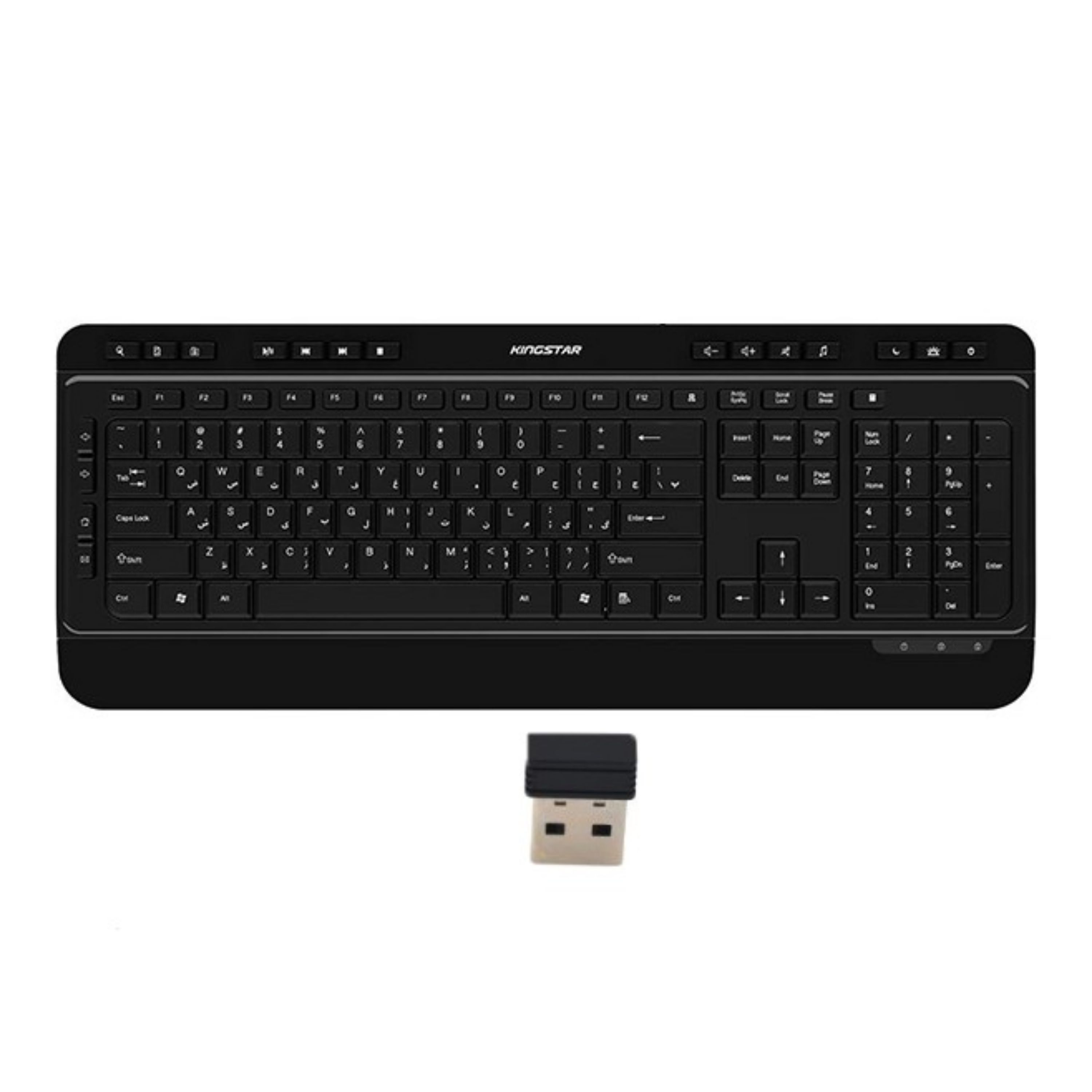 کیبورد بی سیم کینگ استار مدل KB97W - کیبورد وایرلس( 97W( KingStar