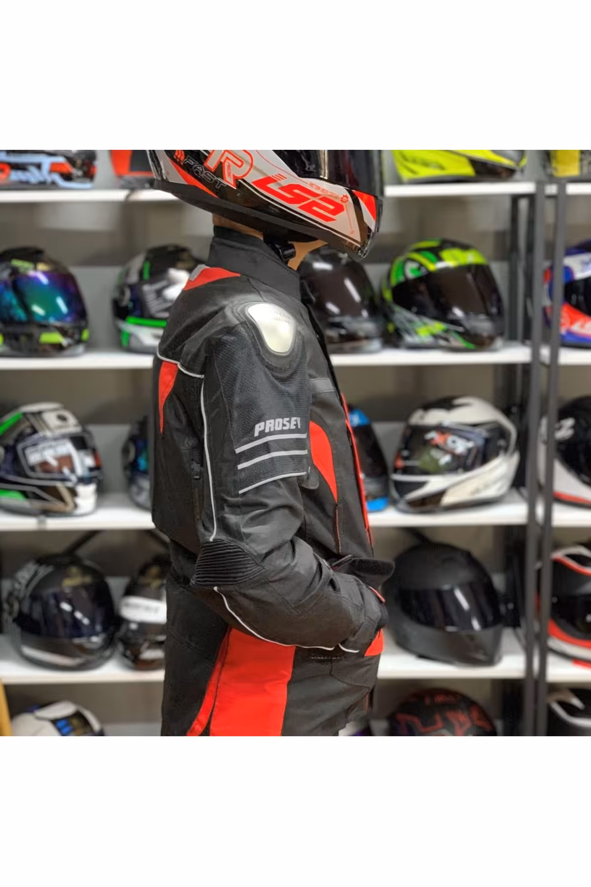 کاپشن موتورسوار مردانه و زنانه PROSEV 7152 T 4 SEASON MOTORCYCLE Moto Talha