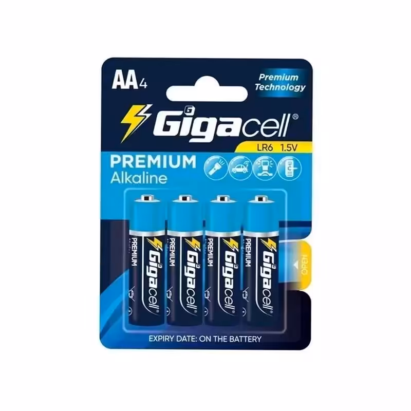 باتری قلمی Gigacell آلکالاین پریمیوم بسته 4 عددی