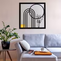 تابلو آینه الف طرح مینیمال