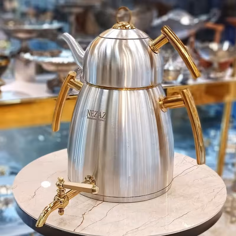 کتری‌قوری های جدید نزاز تمام استیل