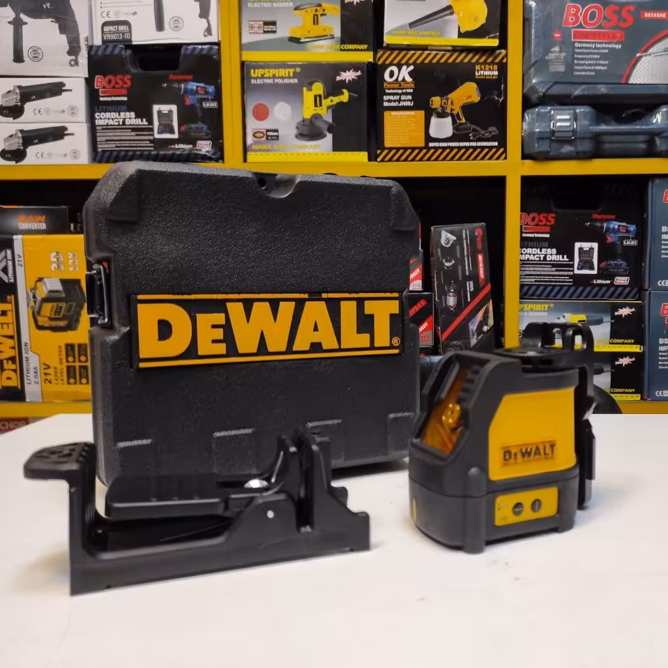 تراز لیزری نور سبز 2 خط 180 درجه طرح دیوالت 