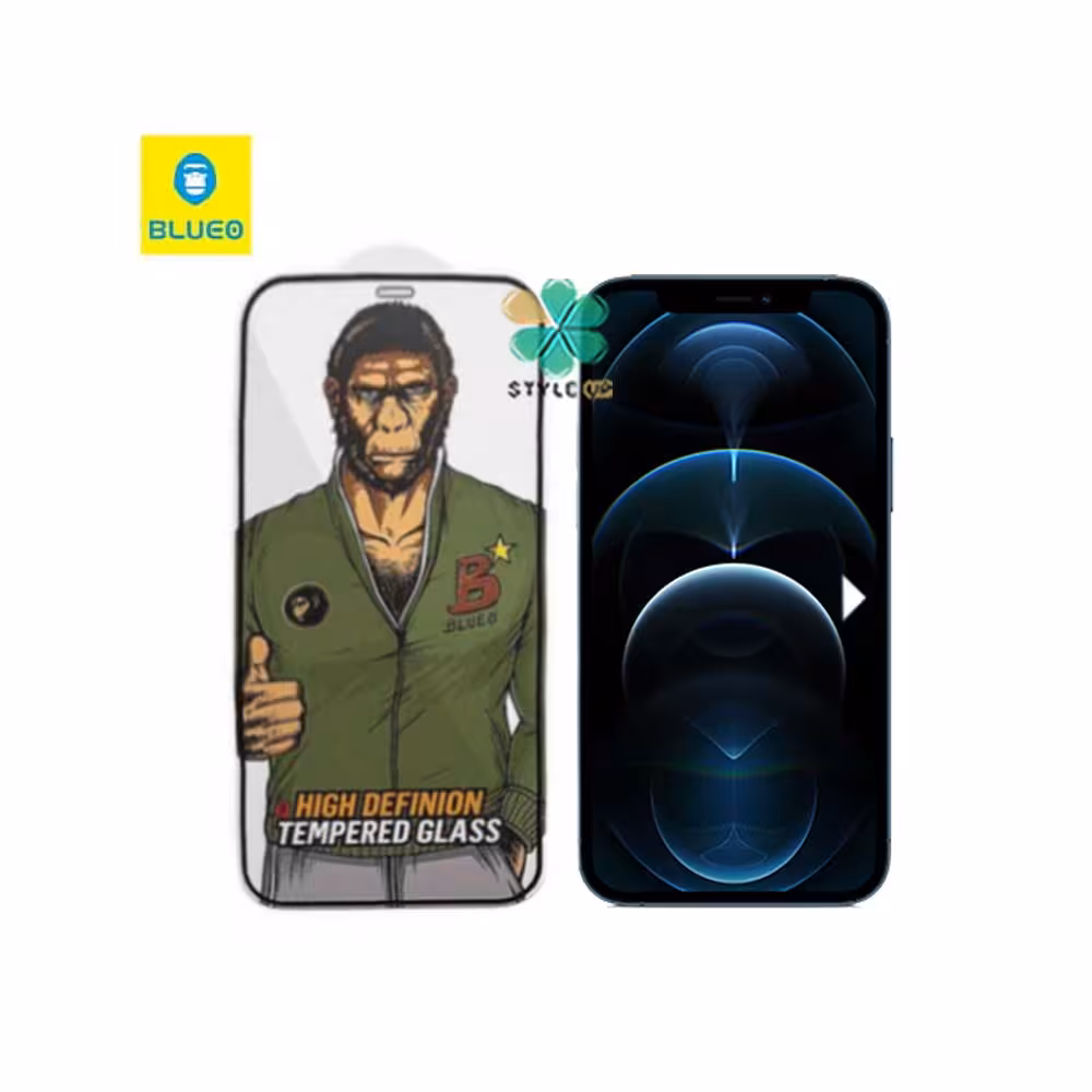 محافظ صفحه گلس گوشی ایفون Apple iPhone 12 مدل BLUEO