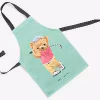 پیشبند تدی مخمل چاپ دیجیتال قابل شستشو و رنگ ثابت دارای آستر ضدآب کد15