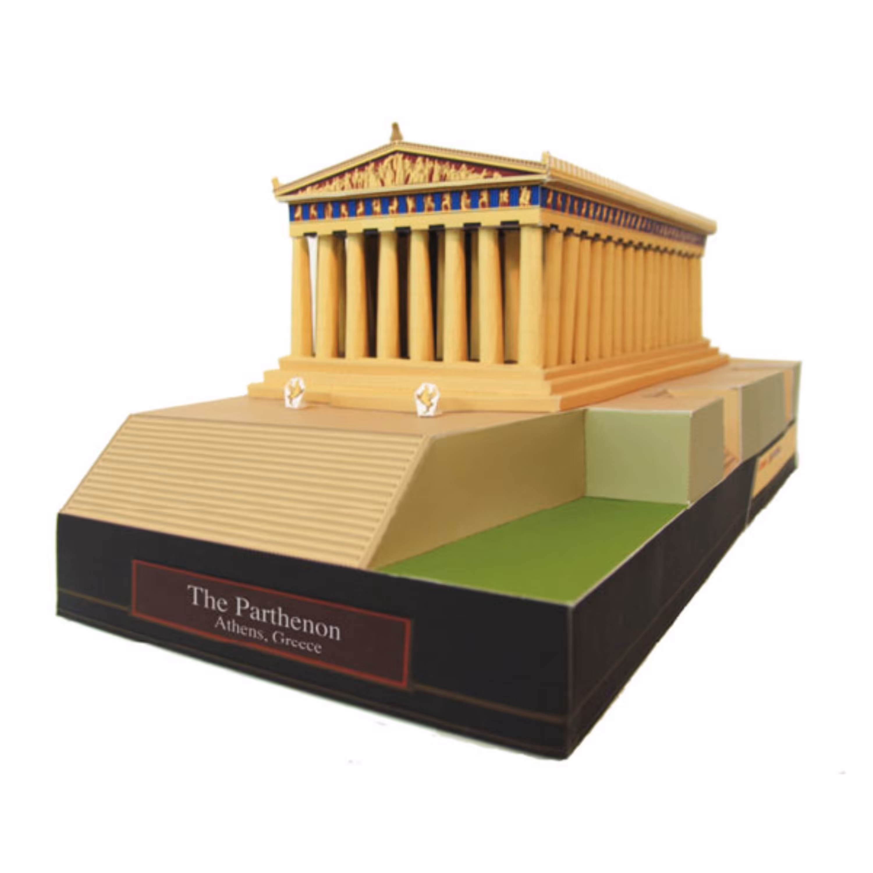 کاردستی ماکت مقوایی معبد پارتنون آتن یونان