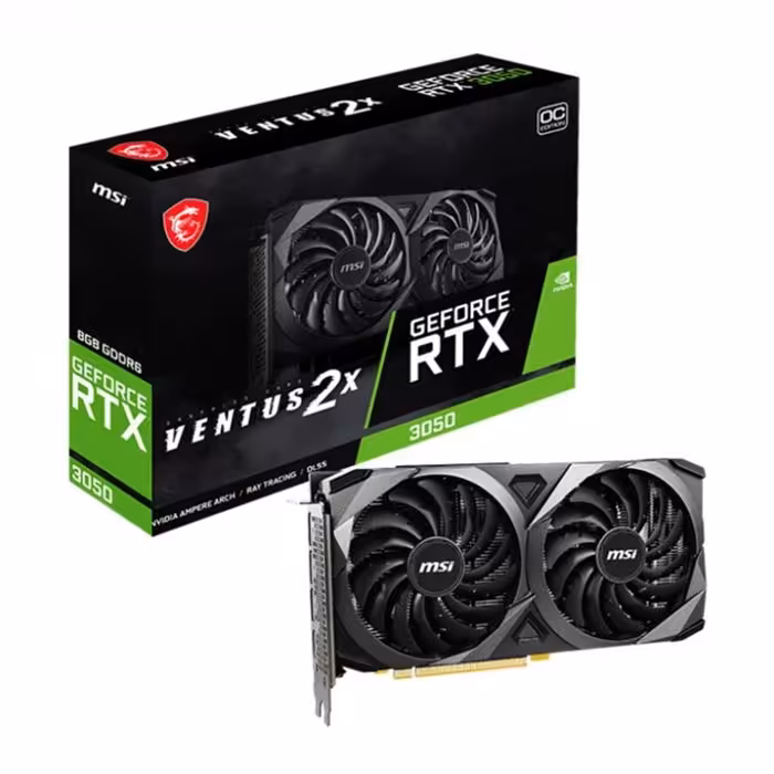 کارت گرافیک ام اس آی MSI GeForce RTX 3050 VENTUS 2X 8G OC