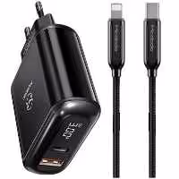 کابل تایپ سی به لایتنینگ و آداپتور فست شارژ 20 وات مک‌دودو Mcdodo PD QC Travel Charger CH-717