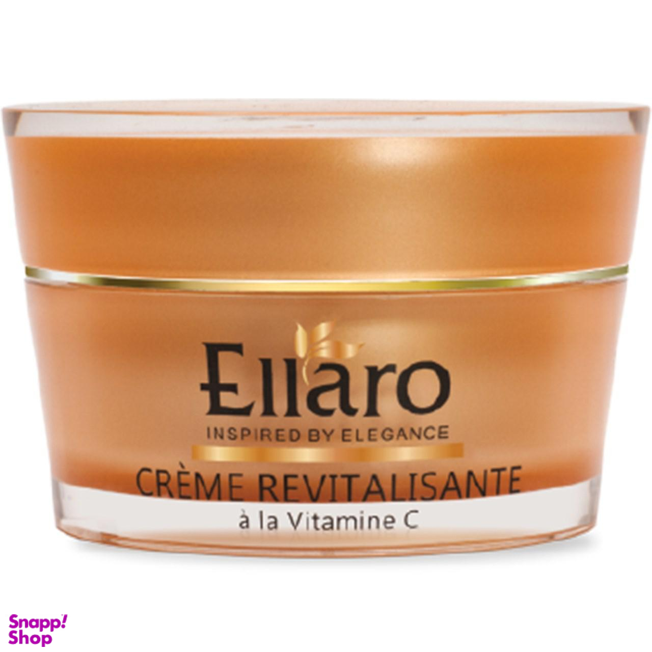 کرم احیا کننده و شاداب کننده الارو (Ellaro) مدل Vitamin C حجم 50 میلی لیتر