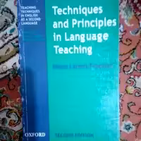 کتاب انگلیسی techniques and principles in language teaching اثر لارسن فریمن freeman