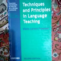 کتاب انگلیسی techniques and principles in language teaching اثر لارسن فریمن freeman