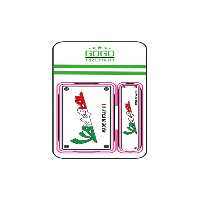 ست لوازم جانبی موتورسیکلت سفید PREMIUM VESPA SQUARE 2 LI DAMLA STICKER Genel Markalar