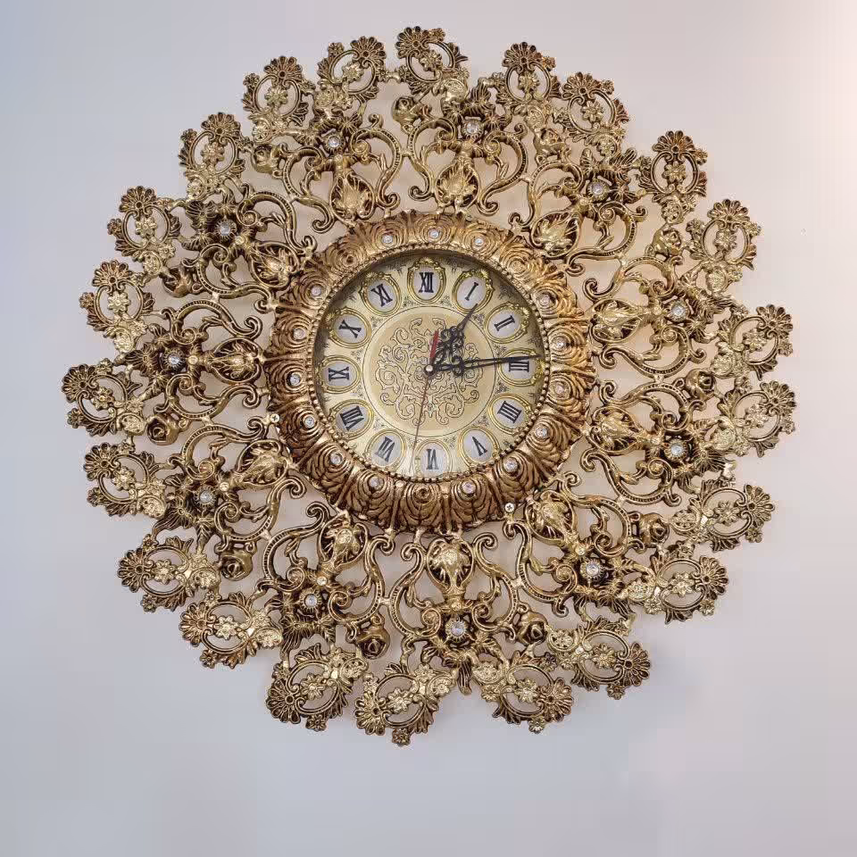 ساعت دیواری طرح برنز سایز بزرگ( ارسال با باربری به صورت پس کرایه)