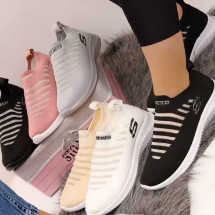 کتونی های اسپرت زنانه و مردانه تزریق مستقیم زیره پی یو  اسکیچرز