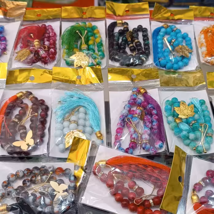 ست تسبیح و گیره روسری شیک