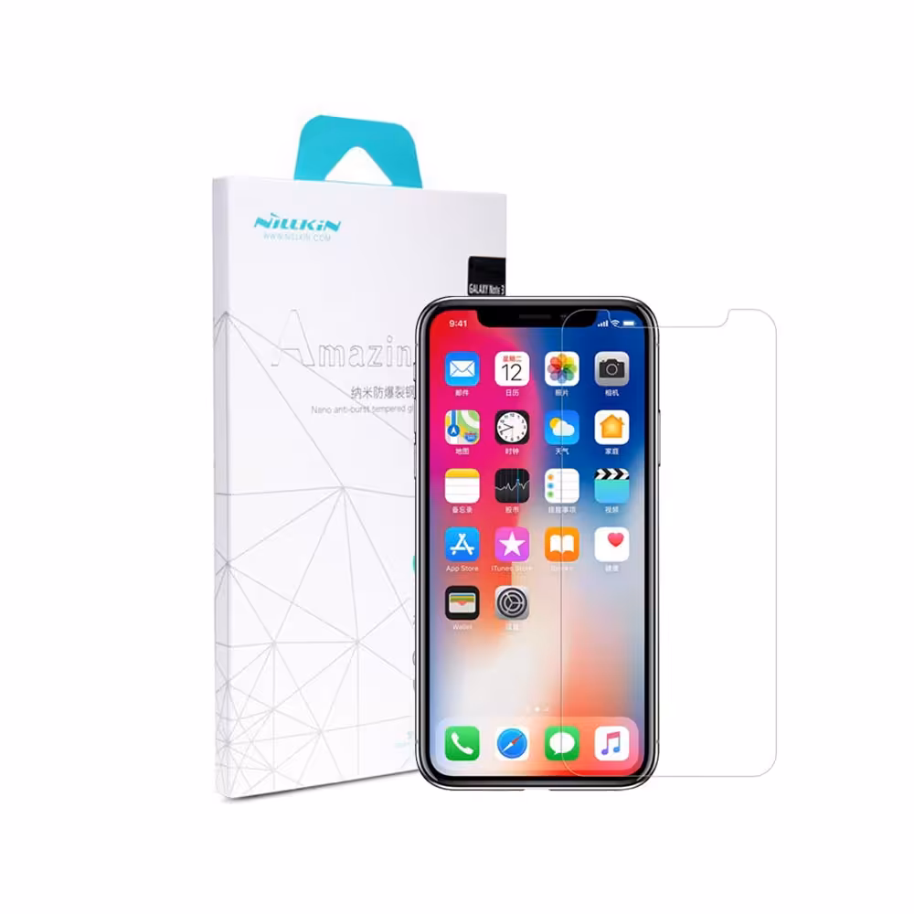 گلس نیلکین Amazing H Plus برای گوشی موبایل آیفون iPhone X / 10