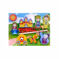 پازل چوبی جاگذاری مگنتی مدل پرنسس کد 5567577