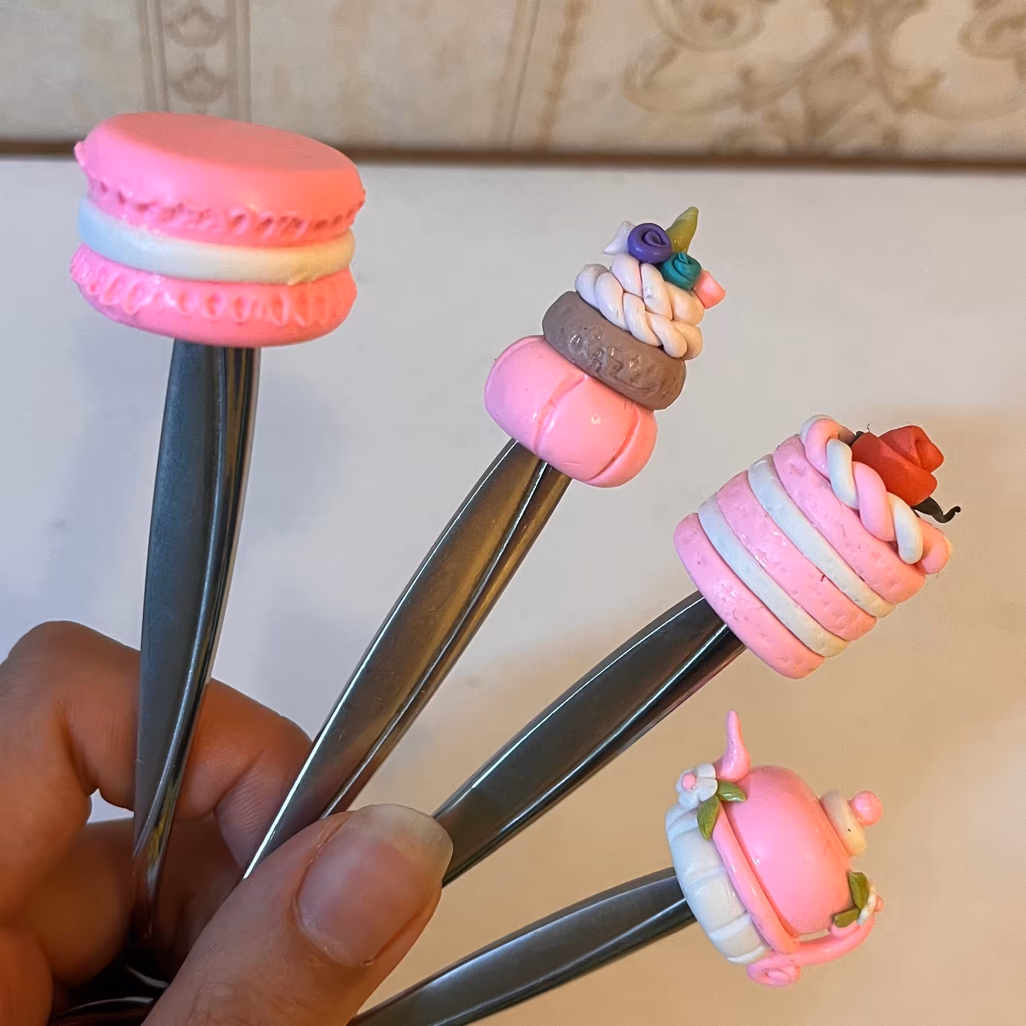 ست سرقاشقی صورتی