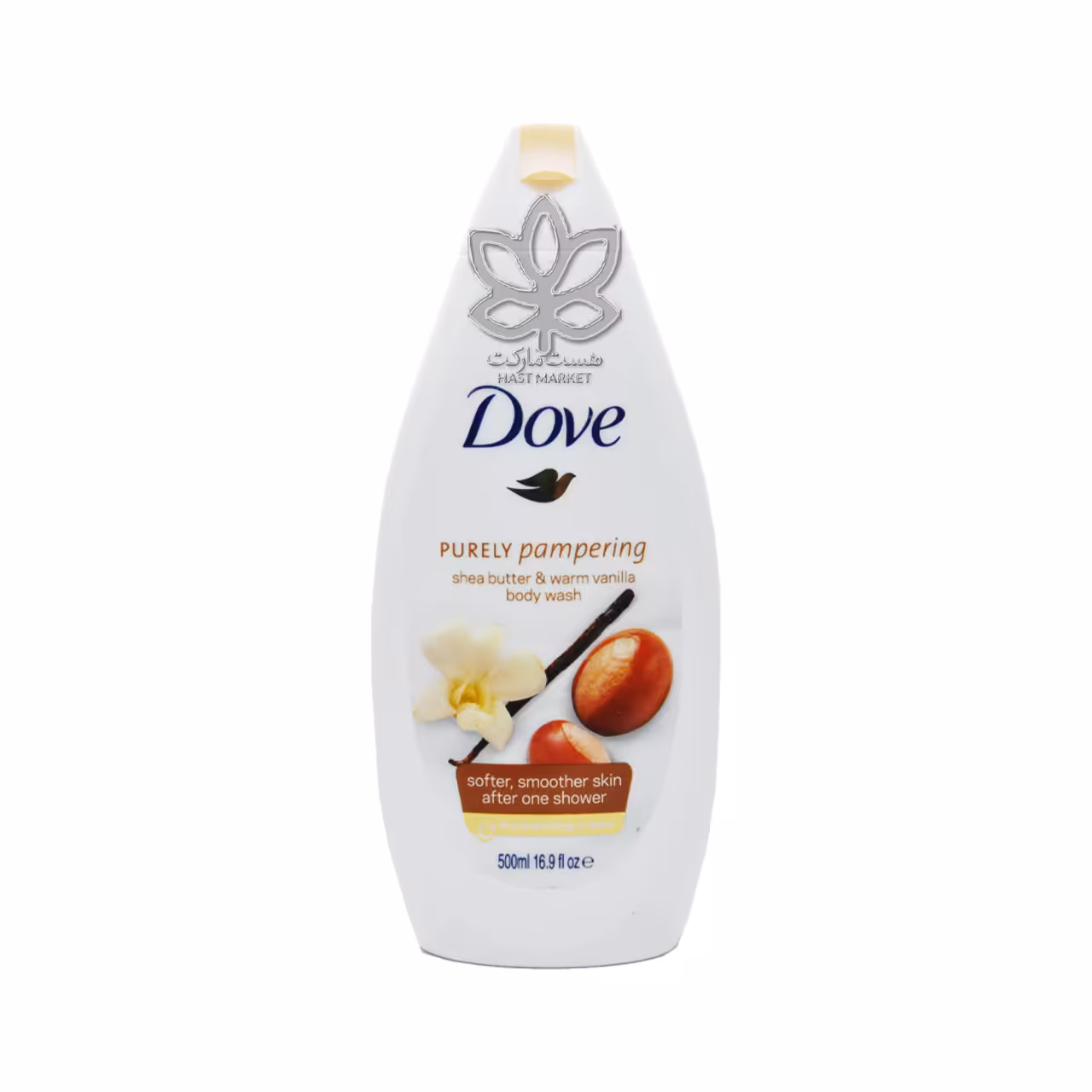 شامپو بدن با عصاره وانیل و شی باتر 500 میل داو - dove