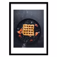 قیمت و خرید تابلو دکوراتیو مدل عکاسی مینیمال وافل کد 0379