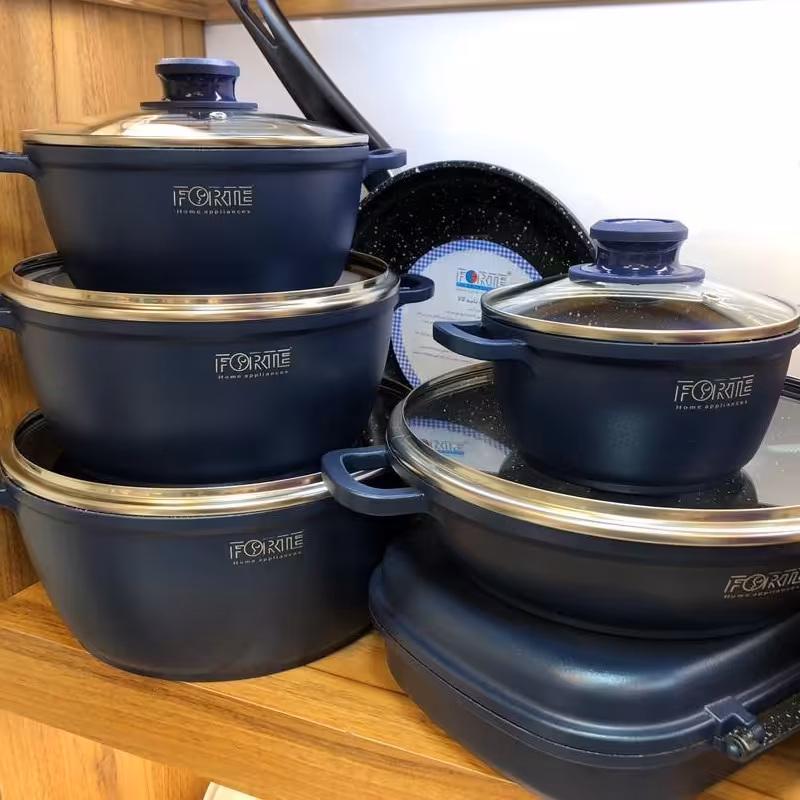 سرویس  قابلمه 14 پارچه گارانیتی برند فورته 