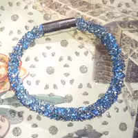 دستبند سوارسکی آبی