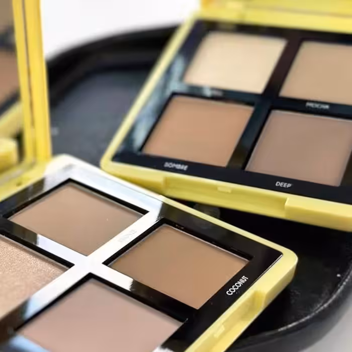 پالت  کانتور  هایلاتر تُن برنزه 4 تاپ فیس