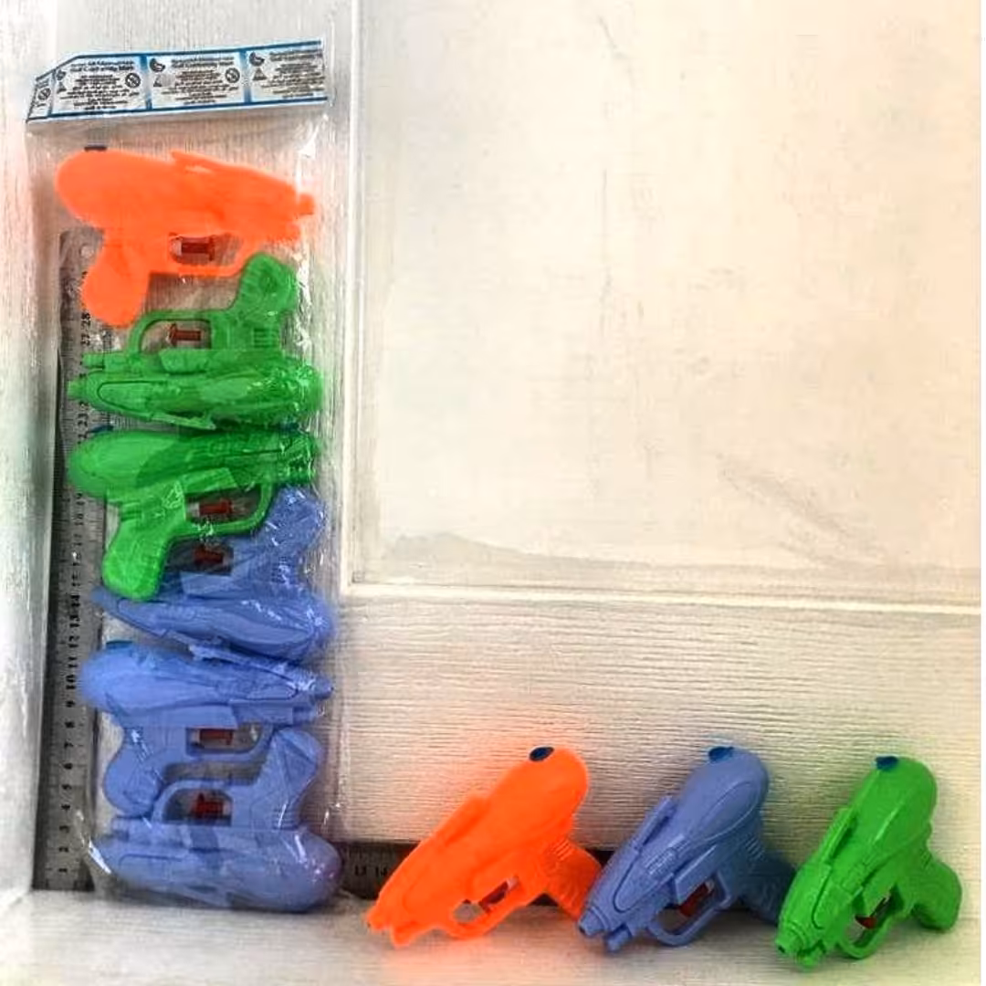 تفنگ آبپاش 6 عددی  ساده