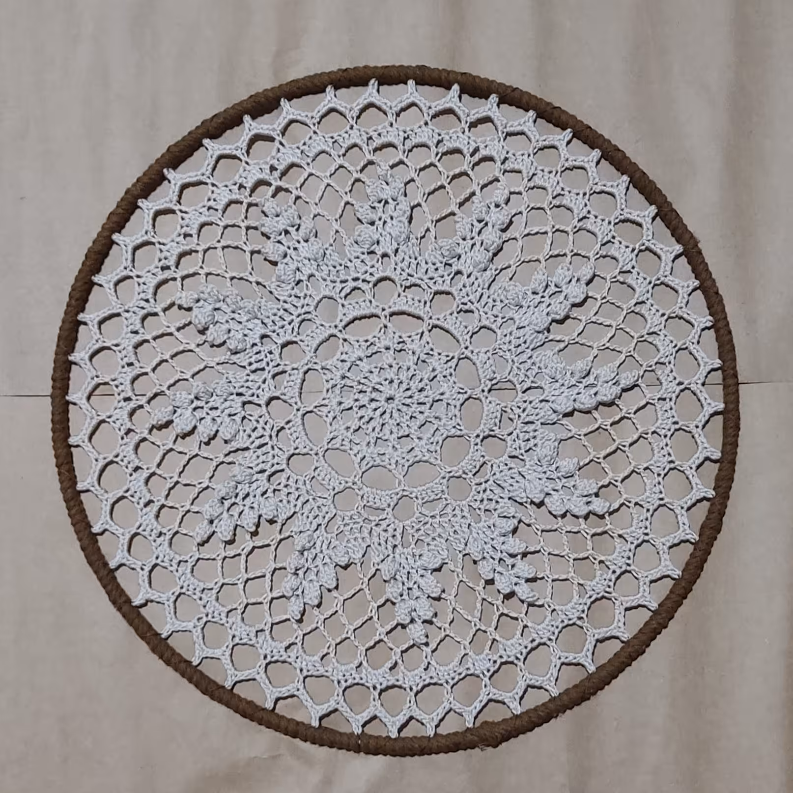 تابلو بافتنی دریمکچر ماندالا بافی سایز 35 سانتی متر 