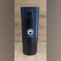 تراول ماگ 500ml  کافی اورجینال تک رنگ مشکی ،ضد نشت ،در قفلی 