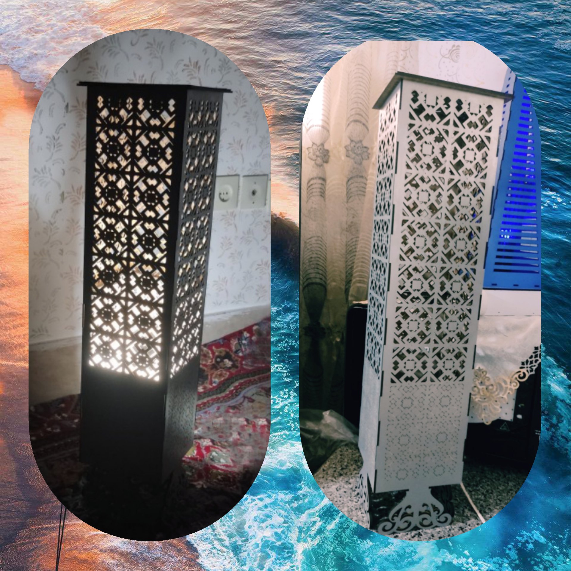 آباژور چوبی نازنین