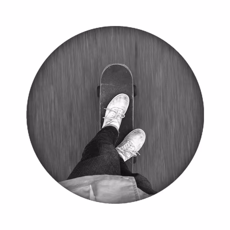 استیکر لپ تاپ طرح اسکیت کد 4173