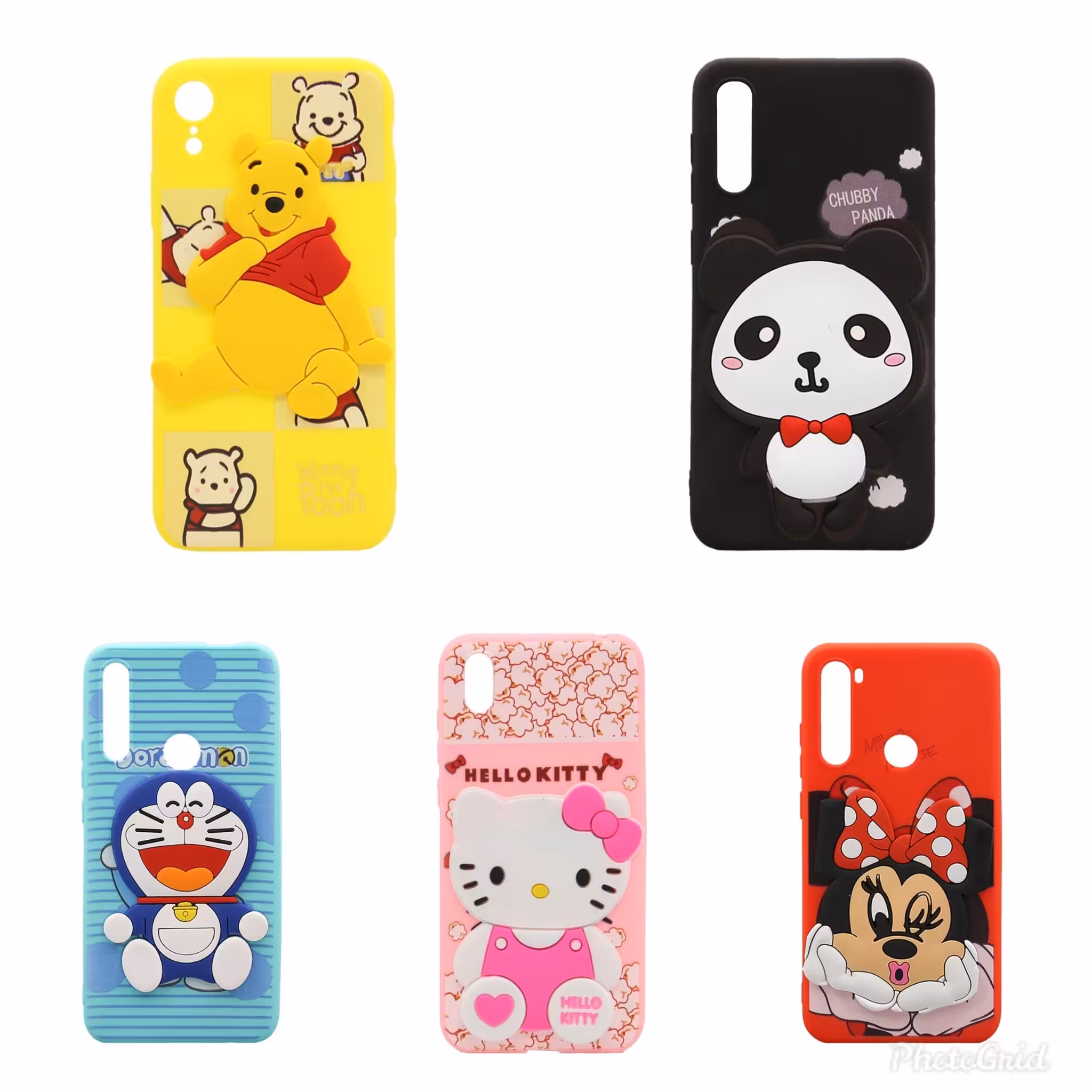 قاب گوشی  سیلیکونی طرح برجسته مدل های مختلف