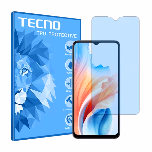 گلس اوپو A2m 5G مدل هیدروژلی آنتی بلو برند تکنو کد S