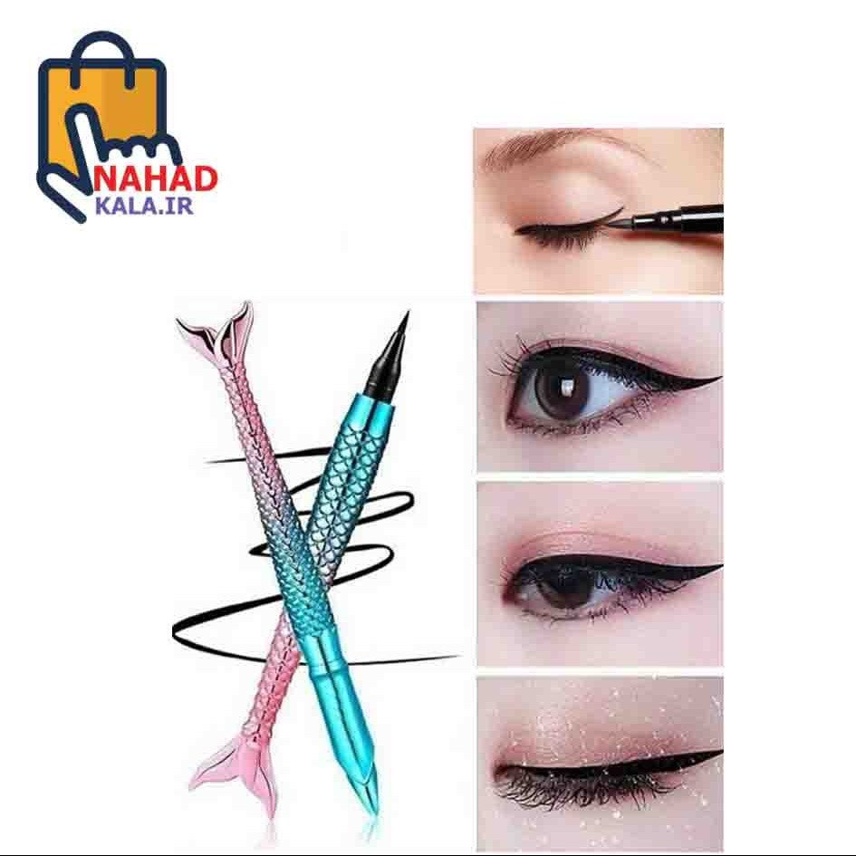 خط چشم مدل ماهی ماژیکی 