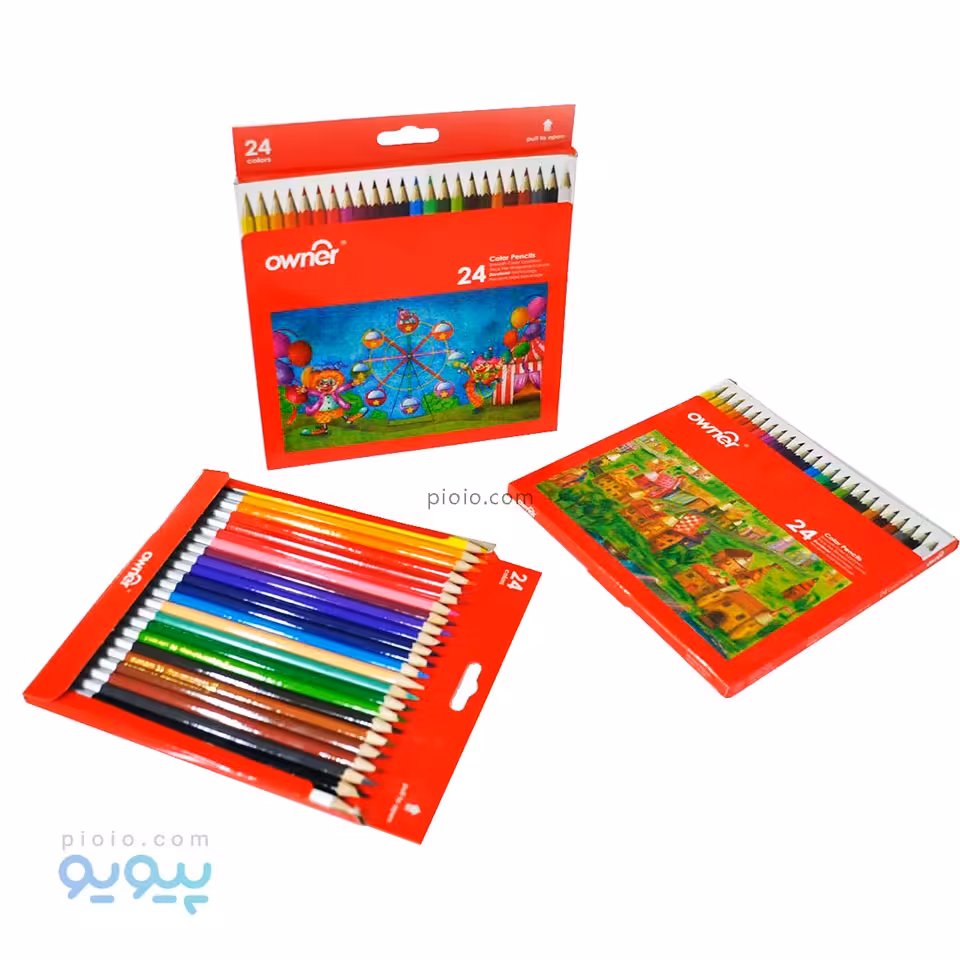 مداد رنگی 24 رنگ اونر