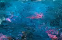 تکسچر گواش سبز آبی | گرافیک با طعم تربچه