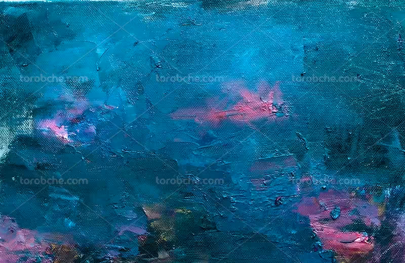 تکسچر گواش سبز آبی | گرافیک با طعم تربچه