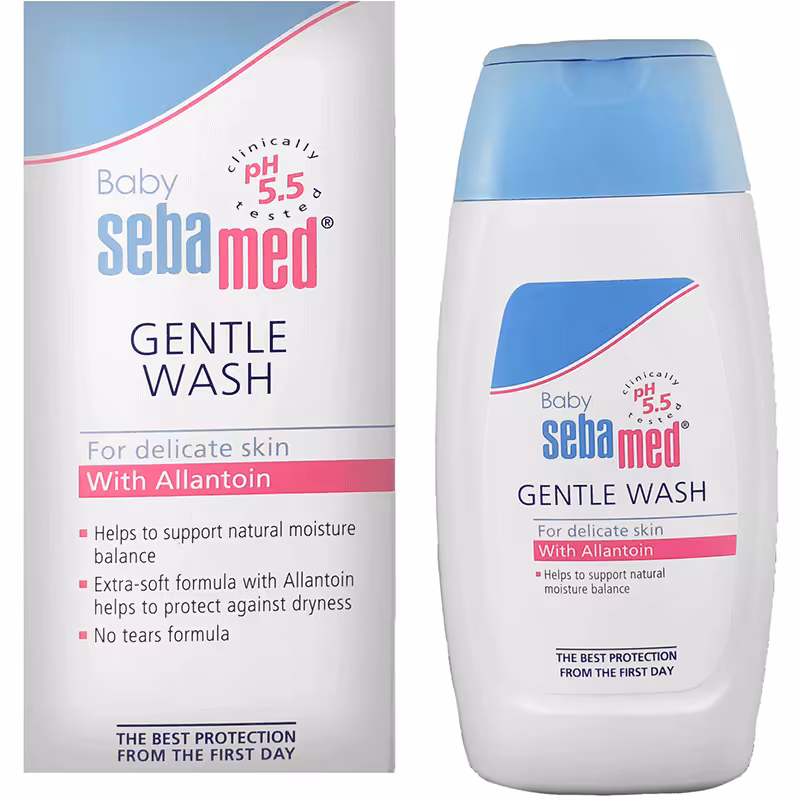 شستشوی کودک اکسترا سیف سبامد Sebamed Baby Gentle Wash Extra Soft Delicate Skin With Allantoin