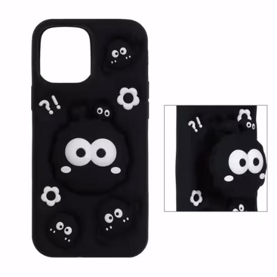 قاب گوشی سیلیکونی عروسکی میکروب برای iPhone 12 Pro Max /13 Pro Max