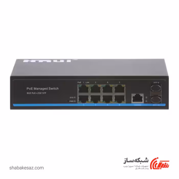 قیمت سوئیچ 8 پورت POE گیگابیت HRUI HR-AFGM-82NS - شبکه ساز