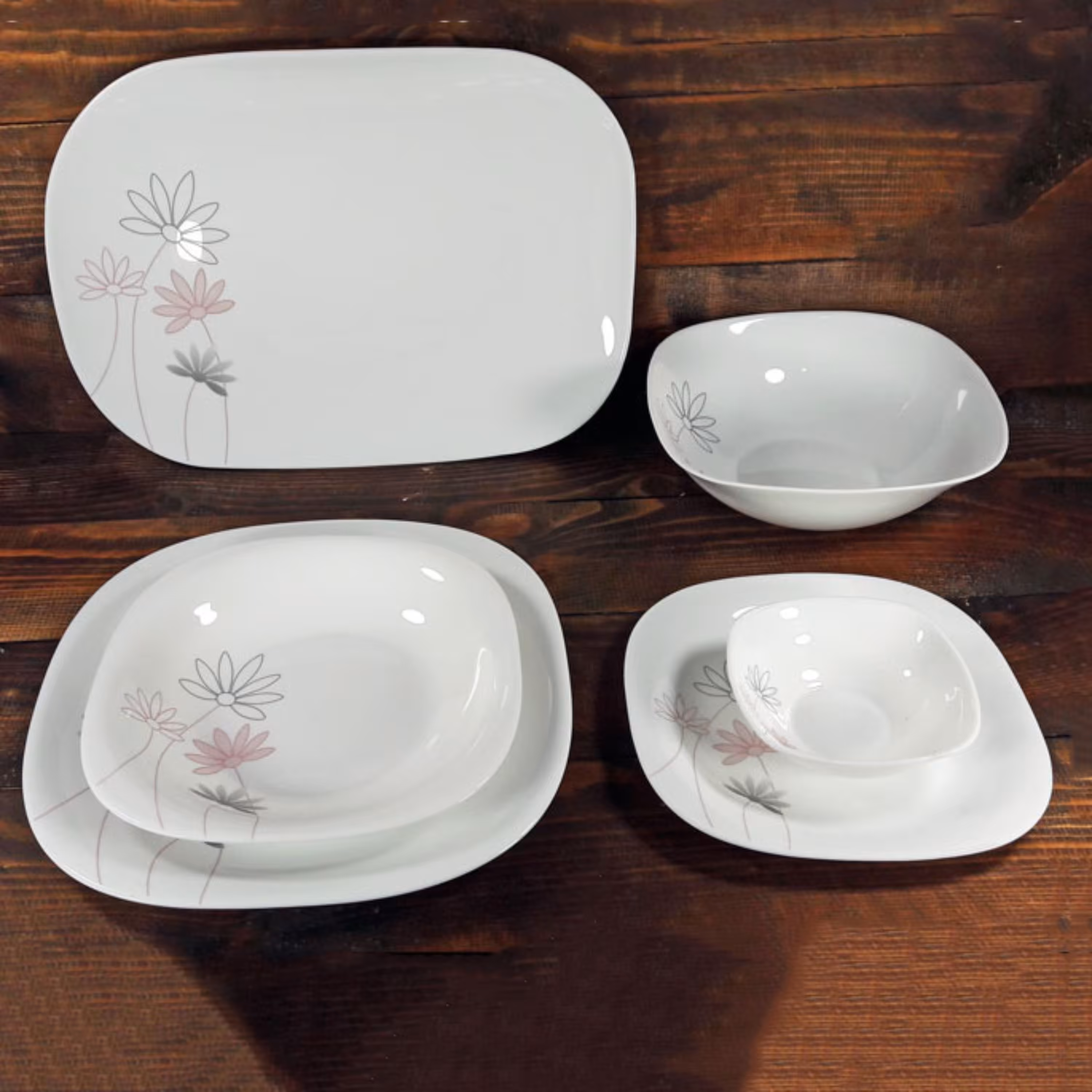 سرویس آرکوپال 26 پارچه مدل شقایق تولید چین کد 414