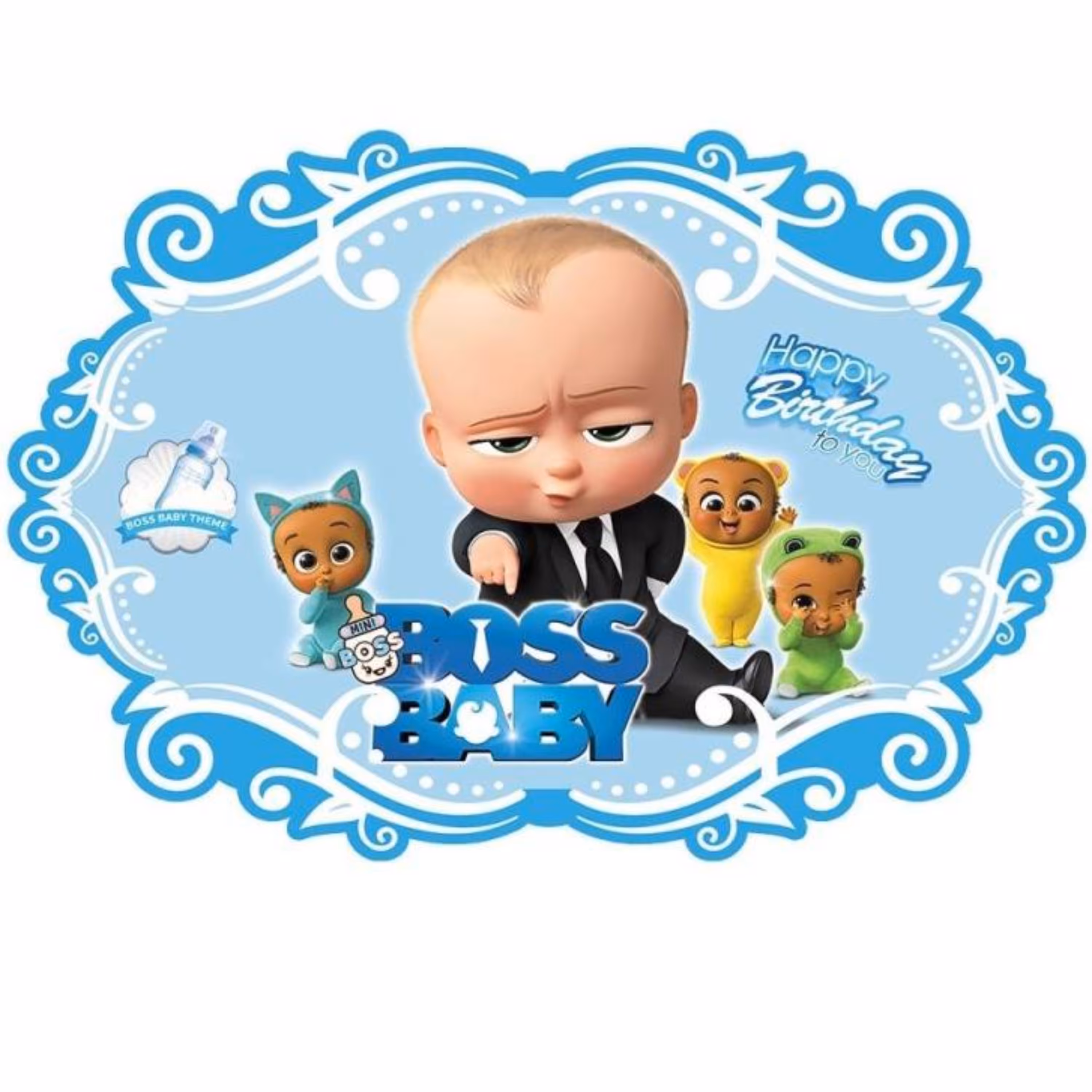 بنر تم تولد بچه رئیس