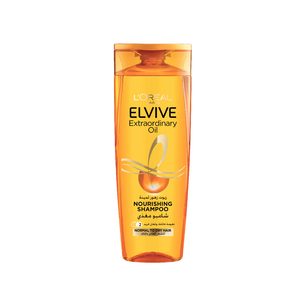 شامپو تقویت کننده السیو لورال موهای خشک L'oreal Elvive Extraordinary Oil Nourishing Shampoo