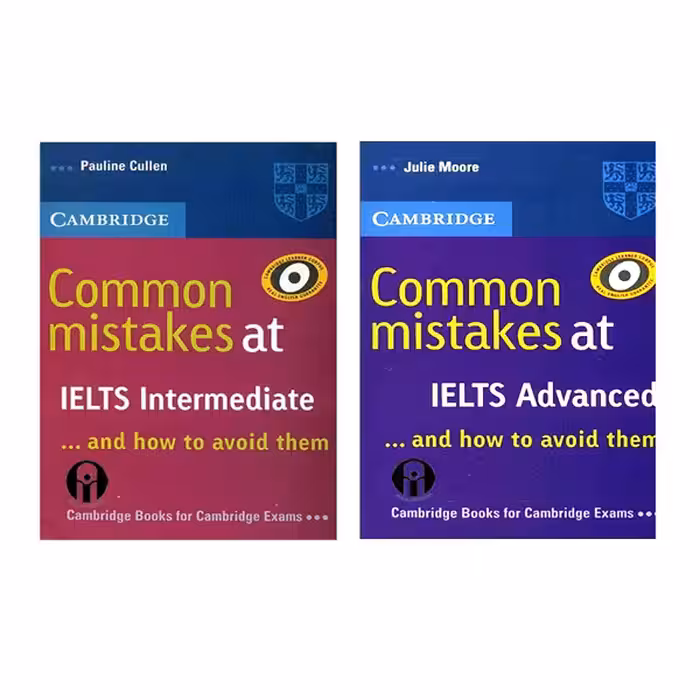  کتاب Common mistakes at IELTS اثر pauline cullen And Julie Moore انتشارات الوندپویان دو جلدی