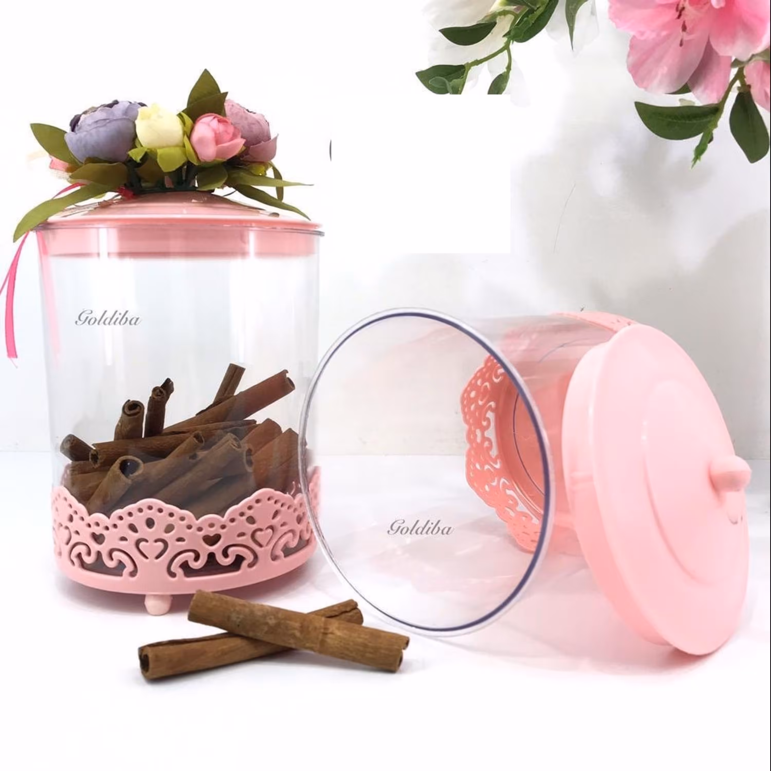 بانکه نیلوفر مدل صورتی سایز متوسط