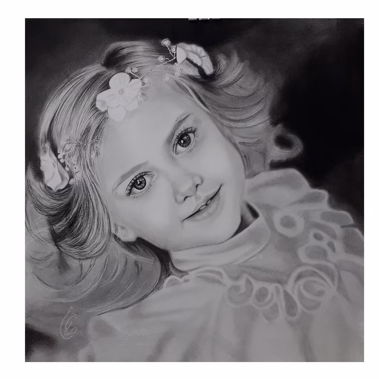 طراحی چهره دختر بچه 