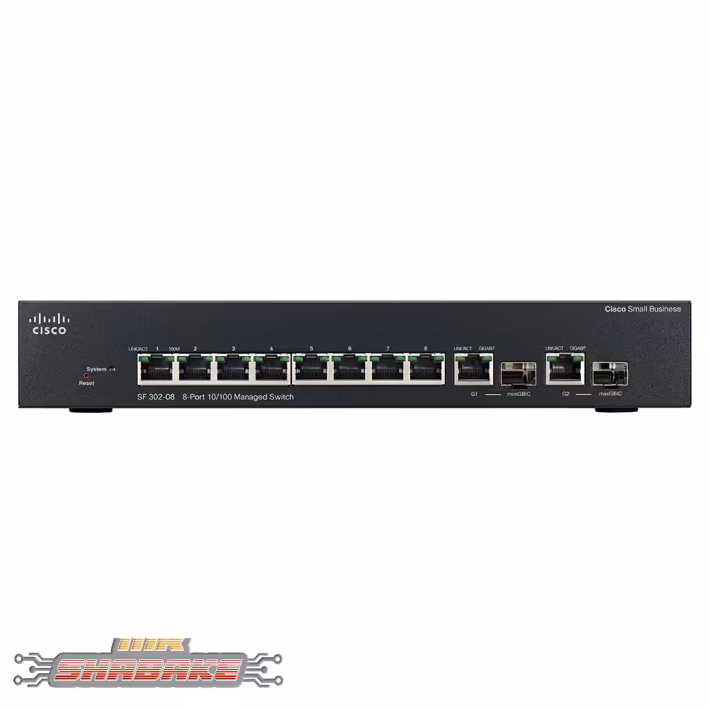 قیمت و خرید سوئیچ سیسکو SF302-08 | مسترشبکه